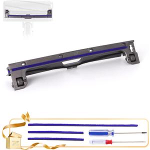 Bottom Soleplate Soft Plush Strips Soleplate Wheels Kit Compatible with Dyson V6 V7 V8 V10 V11 Soft Roller Cleaner Head Part Base Plate