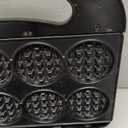 FineMade Mini Waffle Maker Machine, Small Waffle Bites Maker for Kids, Makes 8 x 2” Tiny Waffle Bites, Ideal for Breakfast, Snacks, Desserts and More