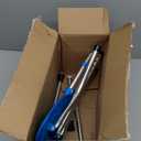 Hold 440 lbs Folding Canes with Seat Walking Stick Height Adjustment Cane Seat Capacity Frosted Handle with Magnetic Therapy Stone Crutches Stool (Blue)