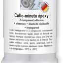 WEICON Epoxy Minute Adhesive 0.8 Oz (24 ml) / Clear General Purpose epoxy/Instant epoxy for Metal, Wood, Stone, Plastic, Glass and Ceramic GRP