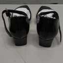 Coutgo Womens Chunky Low Heels Dress Shoes Ankle Buckle Strap Square Toe D'Orsay Pumps Work Party Shoes size 7