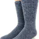 WARRIOR ALPACA SOCKS - Unisex Toasty Toes Ultimate Alpaca Socks For Men And Women (Gray) L