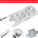 Dryer Heating Element Kit Fit for Whirlpool WED5100HC2 WED5100HC0 WED5100HC1 WED5100HW2 WED5100HW1 WED5100HW0 WED5100HW3 WED5100HC3 WED8000DW4 WED5605MC0