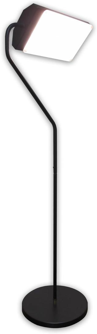Northern Light Technologies Flamingo 10,000 Lux Bright Light Therapy Floor Lamp, Black, 4 Foot