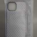 flewfun Magnetic for iPhone 13/14 Case Cute Polka Dot Phone Case, Shockproof Slim TPU and Hard PC Protective Phone Cover Compatible with MagSafe Designed for Women Girls, White