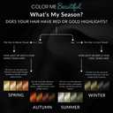 Summer Color Fan by Color Me Beautiful, the leading authority on color analysis. Your Color Guide for clothing & accessories. The 48 very best colors for Summers selected from millions of options