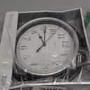 Westclox Quartz Movement Round Wall Clock, Contemporary Analog Design, Battery-Powered for Indoor Use (Black, 9 Inch)