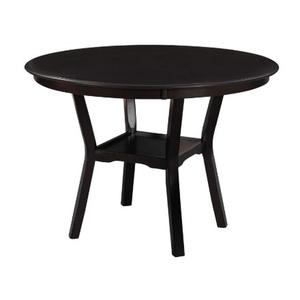 Ball & Cast 42" Round Wooden Dining Table – Rich Espresso Finish