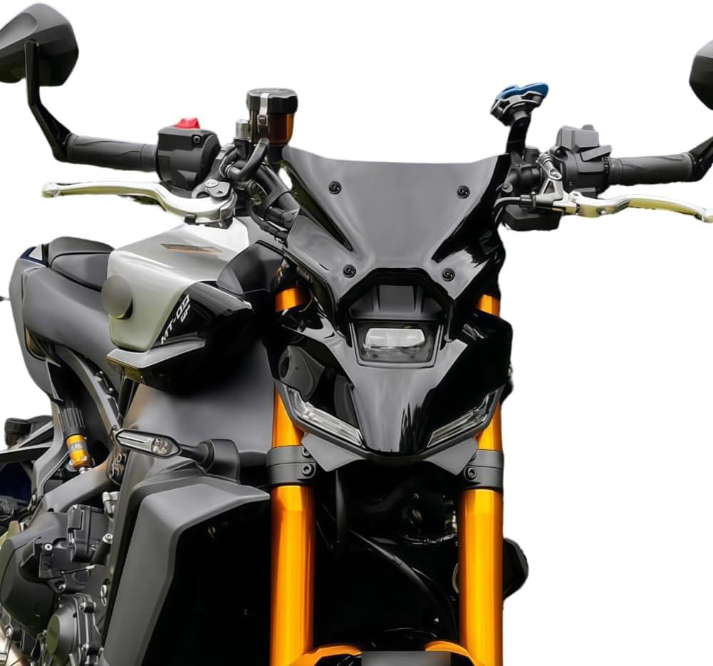 for MT-09 2024 MT09 SP MT 09 Windshield Windscreen Wind Shield Deflectors Windshield 2024 2025 New Motorcycle AccessoriesBlack