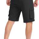 Men's Mountain Bike Shorts 3D Padded Lightweight Biking Riding Cycling Bicycle Loose-fit Biker Shorts Zipper Pockets Black X-Large