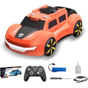 ECBANLI Dual Spray Remote Control Car, RC Drift Car for Kids, Model Racing Car with Cool Led Lights, Rechargeable Electric Vehicle Toy, Birthday Gifts for Age 3 4 5 6 7 812 Year Old Boys Girls