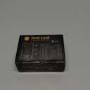 Home Security Door Lock, 2 Pack Childproof Door Reinforcement Lock with 3 Inch Stop Withstand 800 lbs for Top Front Inward Swinging Door, Upgrade Flip High Night Lock to Defend Your Home Kids (Silver)