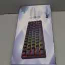 ATTACK SHARK X68 HE Rapid Trigger Mechanical Gaming Keyboard 60% Wired TKL with Adjustable Actuation,Hall Effect Magnetic Switch,8KHz Polling Rate,RGB Backlit,Top Mount for PC Mac Esport Gamer(Black)