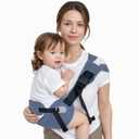 Baby Carrier Newborn to Toddler-Adjustable Baby Sling Carrier,Toddler Carrier for 25-60lbs,Comfortable Toddler Sling for Hands-Free Carrying (Blue)