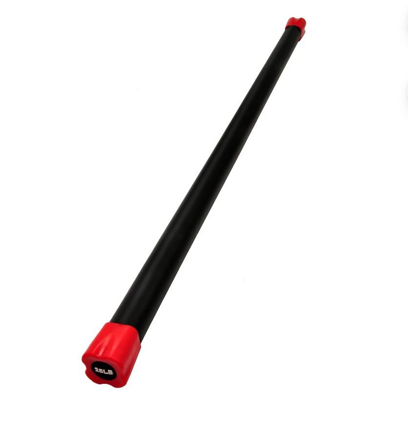 Fitvids Total Body Workout Weighted Bar Weighted Workout Bar Weighted Exercise Bar, 25lbs