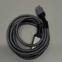 Highwings 8K 10K 4K HDMI Cable 48Gbps 6.6FT/2M, Certified Ultra High Speed HDMI Cable Braided Cord-4K@120Hz 8K@60Hz, DTS:X, HDCP 2.2 & 2.3, HDR 10 Compatible with Roku TV/PS5/HDTV/Blu-ray (Grey)