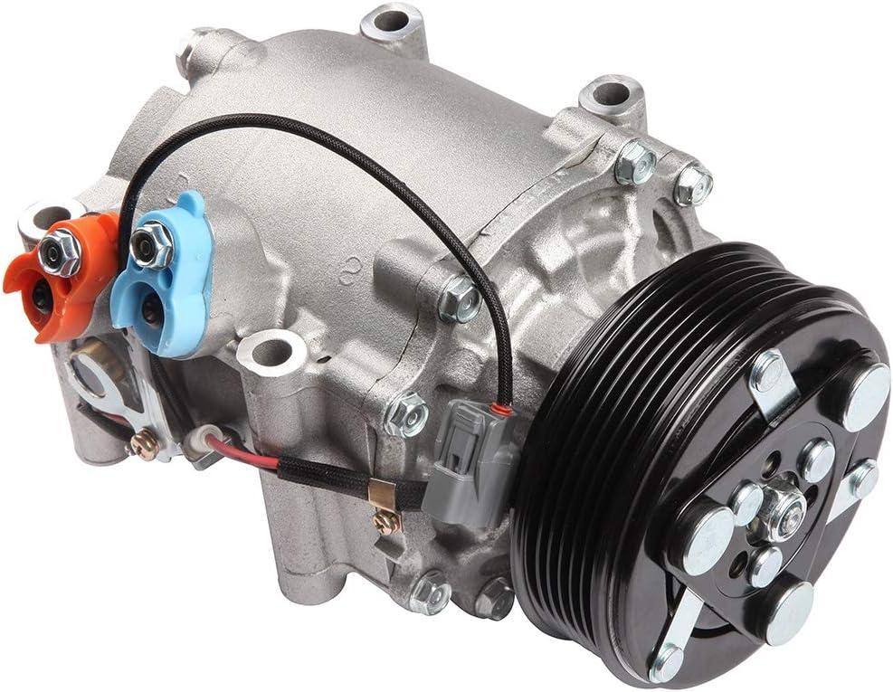 Cciyu Air Conditioning Compressor for Honda Civic 1.7L 2.0L 2002-2005 for Acura RSX 2.0L 2002-2006 Replaces AC Compressor for Car