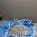 SLOOSH Inflatable Pool Floats Lounger Adult, Pool Float Lounge Raft Floaties Water Floating Recliner Chair with Cup Holders Foot Rest Swimming Floaty (Blue, 61" x 39")