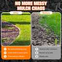 Mulch Glue, Rock Glue for Landscaping, Pea Gravel Binder 2 Gallon Max Cover, Strong Mulch Anchor, Rock Lock Landscape Adhesive for Slopes, Flower Beds, Driveway Edges, Fast Dry & Safe for Plants Pets
