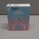 Kids Camera Instant Print Color Photos, Dual-Lens Instant Print Camera for Kids, Toddler Portable Travel Digital Camera Toy for 6 7 8 Year Old Boys Girls Christmas Birthday Gifts 64GB Card (Pink)