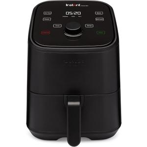 Instant Pot Vortex 2QT Mini Air Fryer,Small Air fryer that Crisps,Reheats,Bakes,Roasts for Quick Easy Meals, Includes over 100 In-App Recipes,is Dishwasher-Safe, from the Makers of Instant Pot, Black