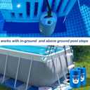 Pool Ladder Weights 30L Universal Large Pool Step Weights Sand Bag Waterproof 500D PVC Swimming Pool Weights for Above Ground and Inside Pool with Nylon Handle (Blue, 30L)