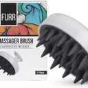 3 x FURR Scalp Massager Brush | Hair Scalp Massager Hair Growth | Head Massager Scalp Stress Relax | Scalp Brush | Scalp Massager Shampoo Brush | Hair Scrubber | Dog Wash Brush | Dog Shampoo Brush