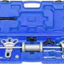 9-Way Slide Hammer Puller Set, Front Wheel Hub Bearing Remover & Rear Wheel Axle Hub Dent Shaft Puller Tool Kit Wheel Bearing Removal Tool(Blue)