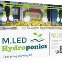 Miracle LED Hydroponics LED Indoor Grow Light Kit - Includes 4 Ultra Grow Full Spectrum 150W Replacement Grow Light Bulbs & 1 4-Socket Corded Fixture with SproutMatic Grow Light Timer (2-Pack)