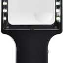 Magnifiers with Light Large Handheld Magnify Glass with Light 20 LED Magnify Glass for Senior Reading Inspection