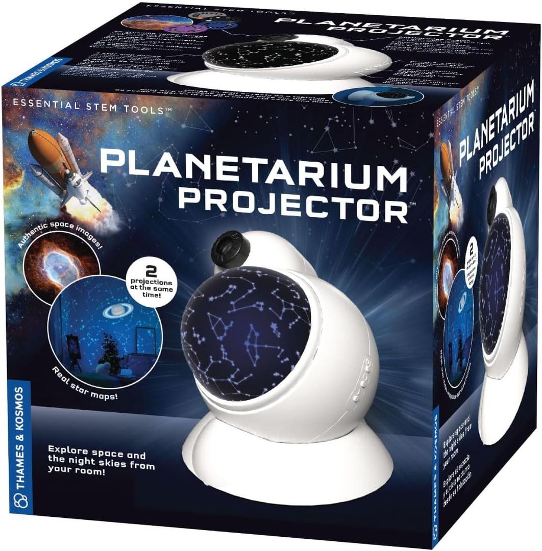 The Thames & Kosmos Planetarium Projector Essential STEM Tool | Illuminate Your Room as a Planetarium Theater | Dual Projector Casts Star Maps & Space-Themed Images from the James Webb Space Telescope