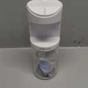 Automatic Mouthwash Dispenser for Bathroom,Bathroom Accessories 19.4 Fl Oz Dispensers with Magnetic Cups,Wall Mounted Dispenser,Suitable for All Age Groups,White