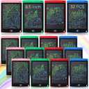 Zhehao 32 Pcs LCD Writing Tablet for Kids Bulk 8.5 Inch Colorful Doodle Board Tablet Erasable Doodle Pad Educational Toy Birthday Valentine Easter Gift for Boys Girl Age 3-10(Blue, Red, Green, Pink)