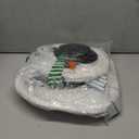 Juegoal Set of 2 Lighted Christmas Snowman Decorations, 3.5+2.3FT Outdoor Collapsible White Snowmen with LED Lights, Pre-Lit Pop Up Xmas Yard Display, Plug in for Holiday New Year Winter Lawn Garden