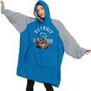 Football City Wearable Oversized Sherpa Blanket with Super Pockets