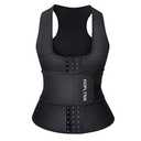 HOPLYNN Neoprene Sauna Sweat Waist Trainer Corset Trimmer Vest for Women Tummy Control, Waist Cincher Body Shaper Gray M