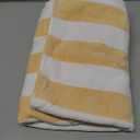Toddler Bath Towel Poncho Thick Cotton Striped Beach Towels for Kids Gifts (2-6, Yellow)