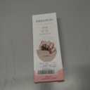 4 x JMEOWIO Gel Nail Stickers Christmas Snowflake Glitter Red Semi Cured Gel Nail Strips Wraps UV/LED Nails Art Design Decoration Accessories