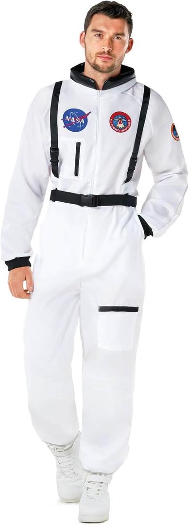 Morph Astronaut Costume Adult, Space Suit Men, Mens Halloween Costume Astronaut Suits, Nasa Space Suit Adult, XL