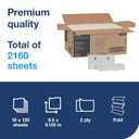 Tork Soft Xpress Multifold Paper Hand Towels White, H2 System Compatible 16 Packs X 135 Towels Each (MB579)