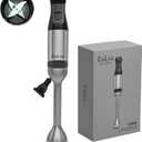 2026 New Immersion Hand Blender, 1200W with 5-Speed Settings, Stainless Steel Blades,with scratch-resistant design, Gift Box Packaging. An Ideal Choice for Blending Soup, Mayonnaise