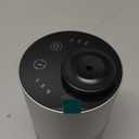 Waterless Essential Oil Diffuser for Home (Aluminum Alloy & Fabric) - Cordless Car Scent diffuser with 3 Timer & 3 Mist Levels - 2000mAh Battery Operated Scent Air Machine for Room Office Hotel,Silver