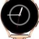 PlusRoc Stainless Steel Band Compatible with Samsung Galaxy Watch 7 6 5 4 40mm 44mm/Watch 6 Classic 43mm 47mm/Watch 4 Classic 42mm 46mm/Watch 5 Pro 45mm, Slim Bracelet Adjustable for Women