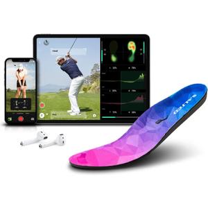 SALTED Smart Insole with Motion Sensor - Golf Swing Posture Analysis Trainer - Track Weight Shift for Improves Distance - Connects Phones & Tablet PCs via Bluetooth - iOS/Android App