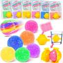 24 Packs Valentines Day Gift Bouncy Ball Kit with Cards for Kids Magic Bouncing Ball STEM Science Experiment Craft Party Favors School Classroom Gifts Exchange for Boys and Girls