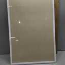 DAHAPYBOO Cork Board with Linen White,Bulletin Board 30"x20" Hanging Corkboards for Office Home School Message Board or Vision Board Decoration.