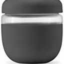 W&P Porter Seal Tight, Lunch Bowl Container w/ Lid | Charcoal 24 Ounces | Leak & Spill Proof, Soup & Stew Food Storage, Meal Prep, Airtight, Microwave and Dishwasher Safe, BPA-Free Glass