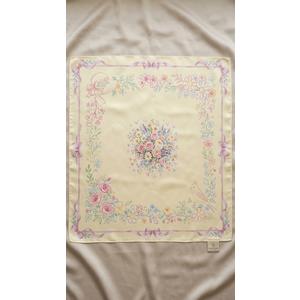 Coquette Pink Bow Floral Chinoiserie Mahjong Mat 31.5 x 31.5in