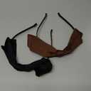 Sluxa Bow Hairbands, Fashion Knotted Women Headbands, Black and Brown Cloth Hairbands with Bow.