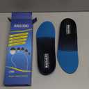 Plantar Fasciitis Insoles for Men Women - Orthotics Inserts, Shoe Insoles Arch Support Flat Feet Inserts Work Boot Insole (Mens 10-10 1/2 | Womens 12-12 1/2) (Blue)